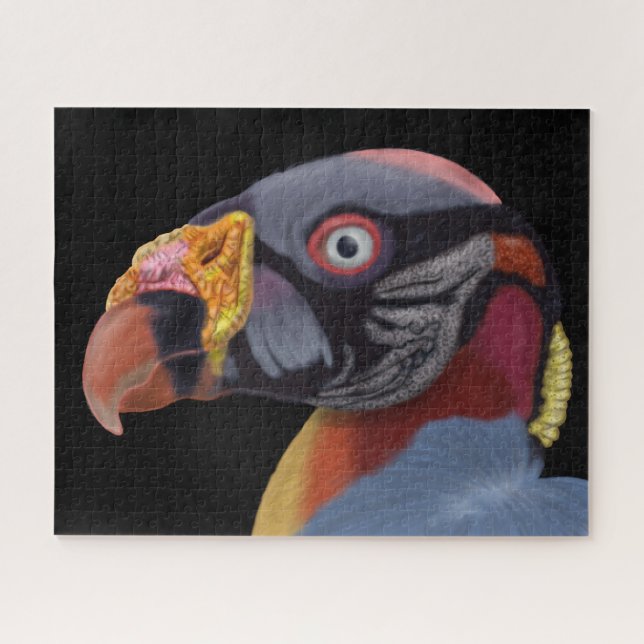 Illustrated King Vulture Jigsaw Puzzle (Horizontal)