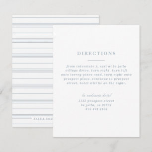 Illustrated Knot Directions Card - Blue