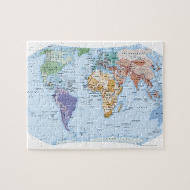 Illustrated Map 4 Jigsaw Puzzle (Horizontal)