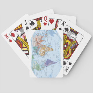 Illustrated Map 4 Playing Cards
