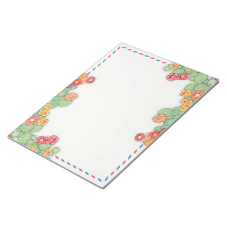 Illustrated Nasturtium Letterhead Notepad