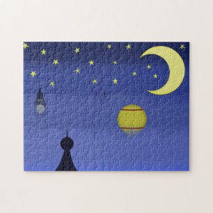 Illustrated Night Sky Puzzle