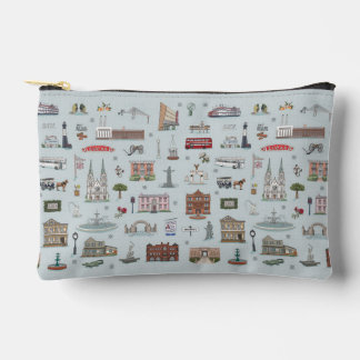 Illustrated Savannah Keepsake Travel Pouch