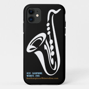 Illustrated Saxophone iPhone Case