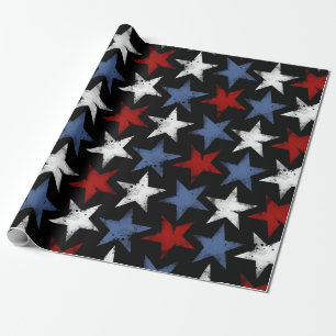 Illustrated star Wrapping paper