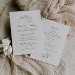 Illustrated Swans Whimsical All in One Wedding Invitation<br><div class="desc">Celebrate your special day with our Elegant All-in-One Wedding Invitation, where timeless beauty meets minimalist vintage charm. This exquisite invitation is thoughtfully designed to capture the essence of your love story with sophisticated details and artistic flair. The front page is graced with a delicate hand-drawn illustration of two elegant swans,...</div>