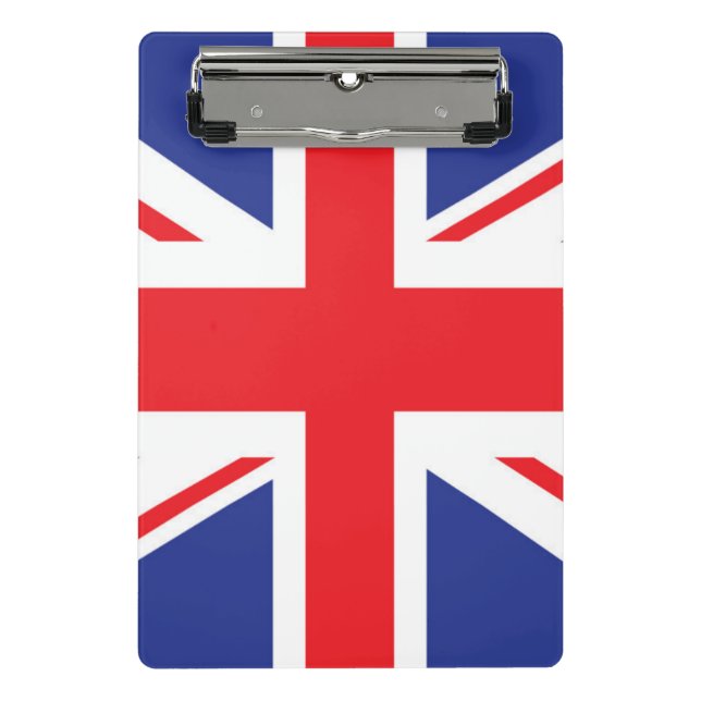 Illustrated version of the british flag mini clipboard (Front)