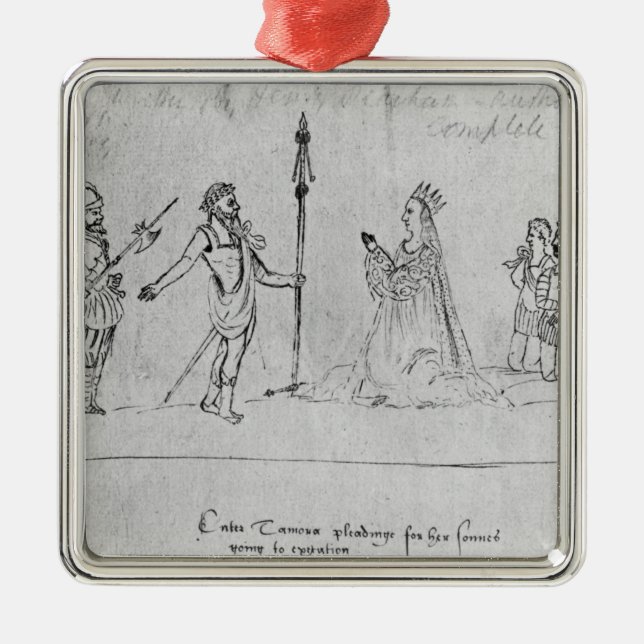 Illustration Andronicus, by William Metal Ornament (Front)