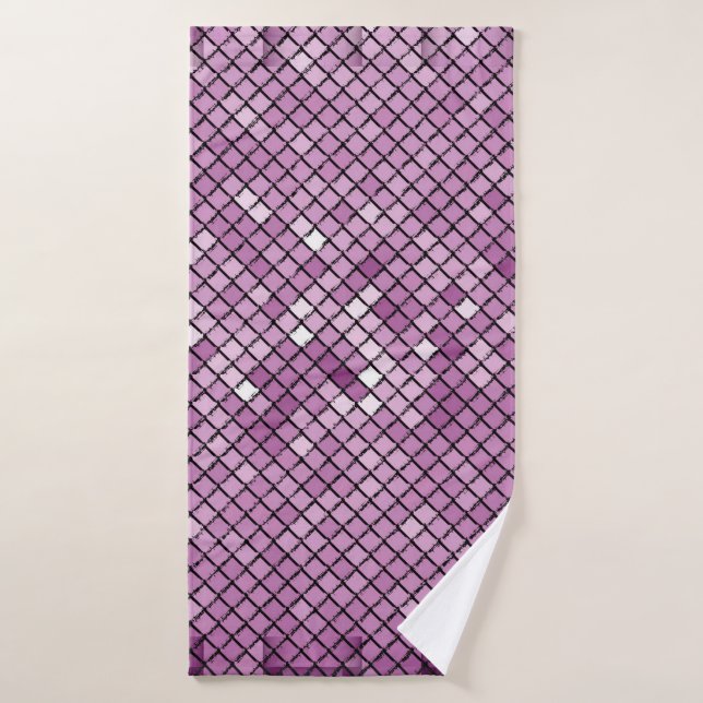 Illustration background carbon with a frame of dif bath towel (Bath Towel)