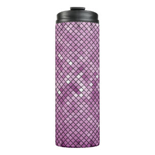 Illustration background carbon with a frame of dif thermal tumbler