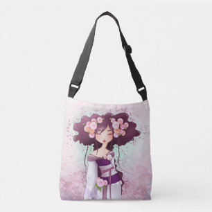 illustration bag geisha dahlia