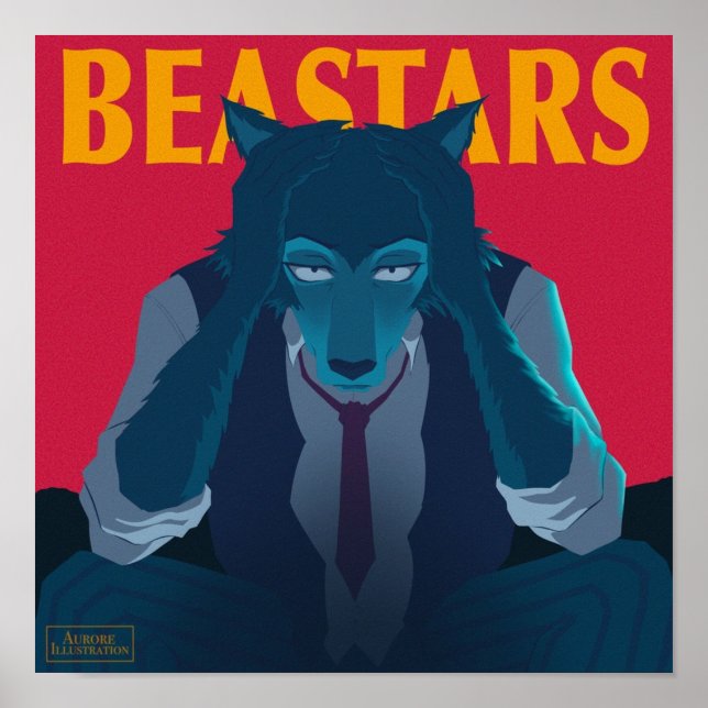 Illustration Beastars Legoshi  Poster (Front)