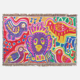 Illustration by Mola1 Throw Blanket