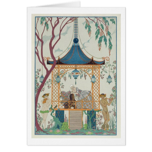 Illustration for 'Fetes Galantes' by Paul Verlaine (Front)