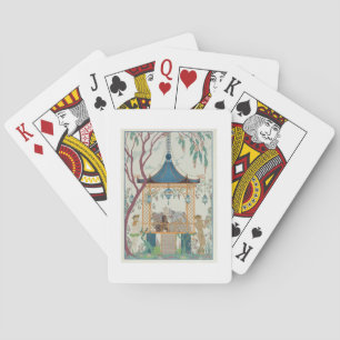 Illustration for 'Fetes Galantes' by Paul Verlaine Playing Cards