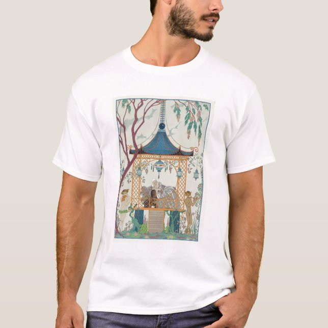 Illustration for 'Fetes Galantes' by Paul Verlaine T-Shirt (Front)