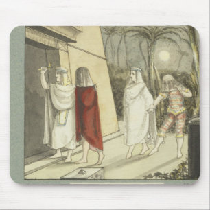 Illustration for Mozart's 'The Magic Flute', 1845 Mouse Pad