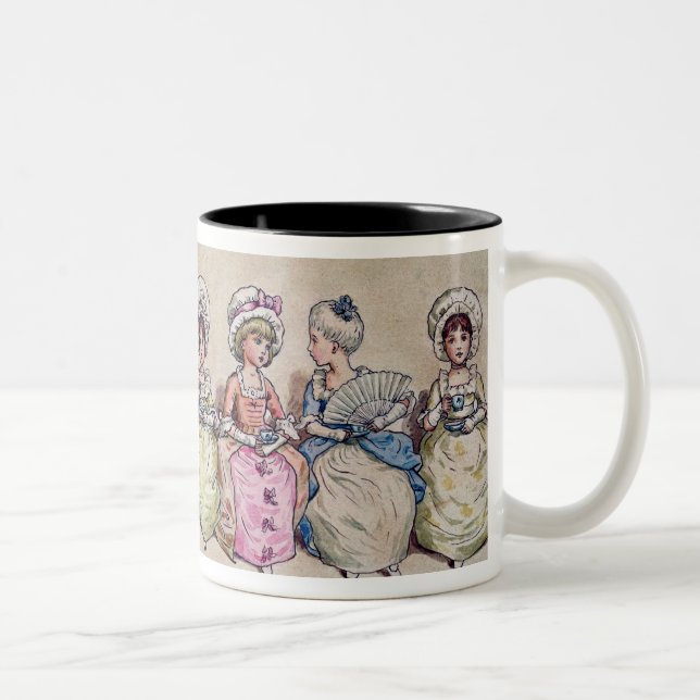 Illustration for 'St. Valentines Day', 1914 Two-Tone Coffee Mug (Right)