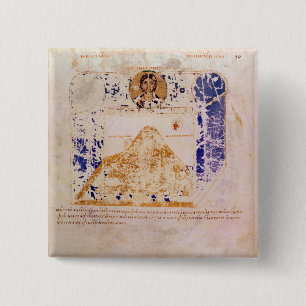 Illustration from a copy of the 6th century 15 cm square badge