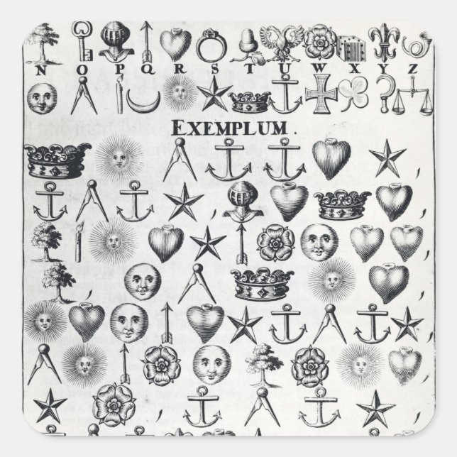 Illustration from Book 9 Square Sticker (Front)