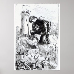 Illustration from 'Gulliver's Travels' Poster