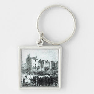Illustration from 'Harper's Weekly' magazine Key Ring