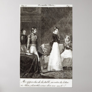 illustration from 'La Famille Elliot' Poster