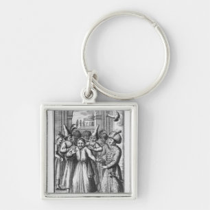 Illustration from 'Le Bourgeois Gentilhomme' Key Ring