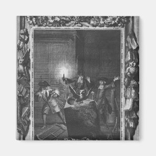 Illustration from 'Le Lutrin' by Nicolas Magnet