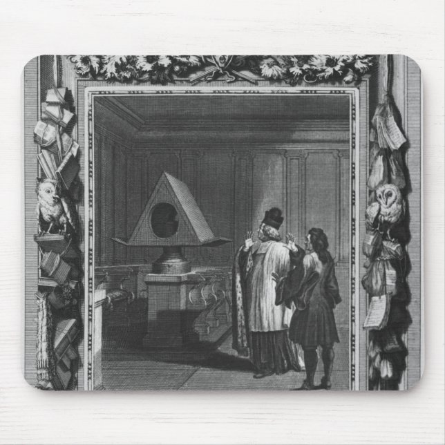 Illustration from 'Le Lutrin' by Nicolas Mouse Pad (Front)