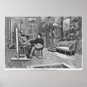 Illustration from 'Le Monde Illustre' Poster
