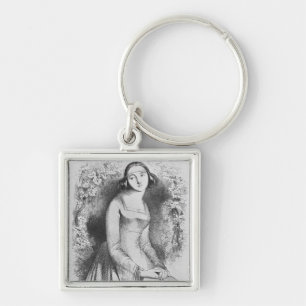 illustration from 'Lettres d'Heloise et Key Ring