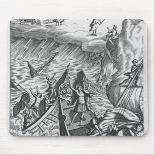 Illustration from 'The Aeneid' by Virgil Mouse Pad
