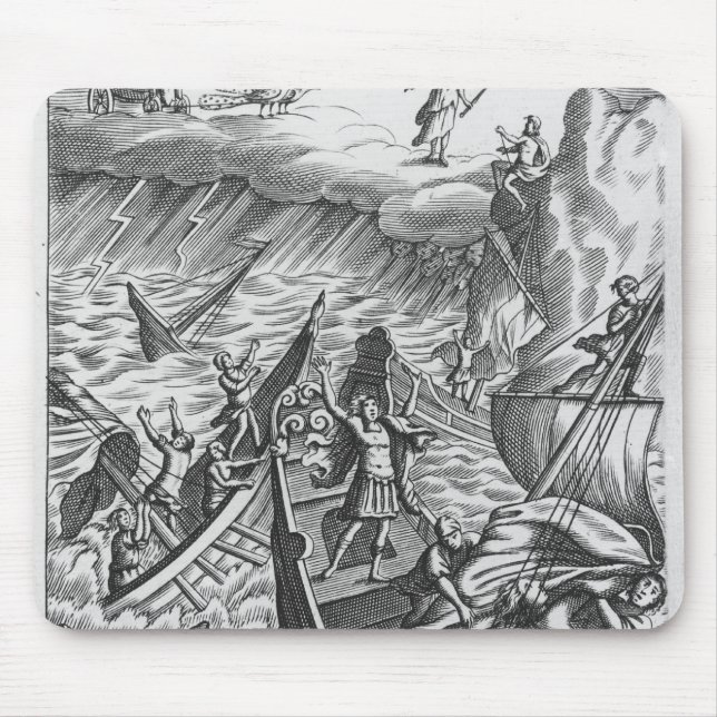 Illustration from 'The Aeneid' by Virgil Mouse Pad (Front)
