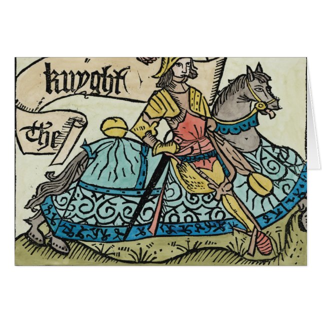 Illustration from 'The Canterbury Tales' (Front Horizontal)