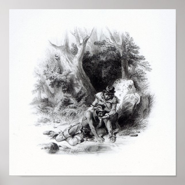 Illustration from 'The Last of the Mohicans' Poster (Front)