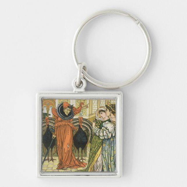 Illustration from The Yellow Dwarf, first edition Key Ring (Front)