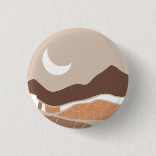 Illustration landscapes 3 cm round badge