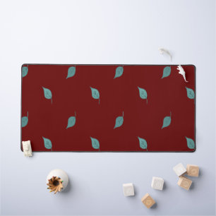 illustration Leaf Desk Mat