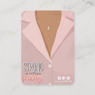 Illustration Necklace Display Card