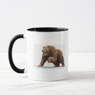 Illustration of a Brown bear Mug