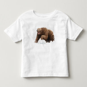 Illustration of a Brown bear Toddler T-Shirt