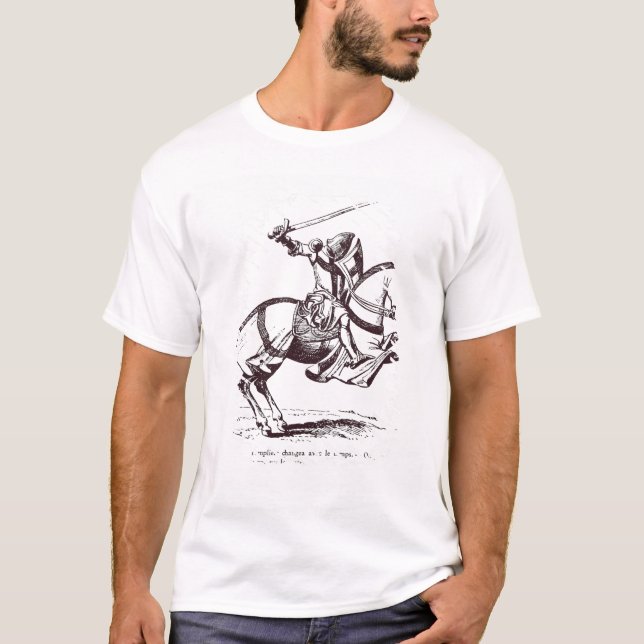 Illustration of a Knight Templar T-Shirt (Front)