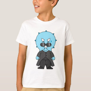 Illustration Of A Matrix Triceratops. T-Shirt