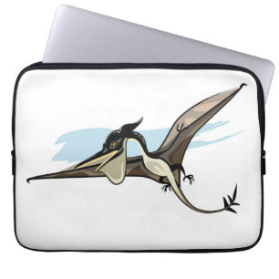 Illustration Of A Pteranodon Dinosaur. Laptop Sleeve