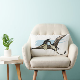 Illustration Of A Pteranodon Dinosaur. Lumbar Cushion