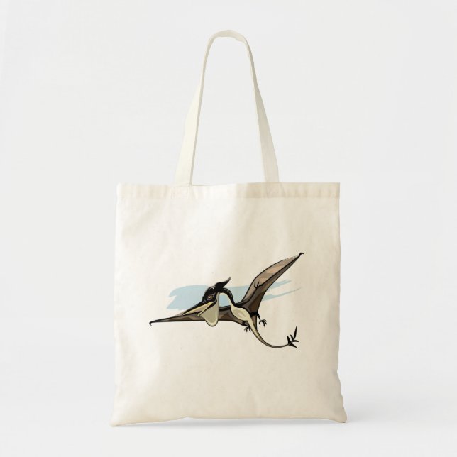 Illustration Of A Pteranodon Dinosaur. Tote Bag (Front)