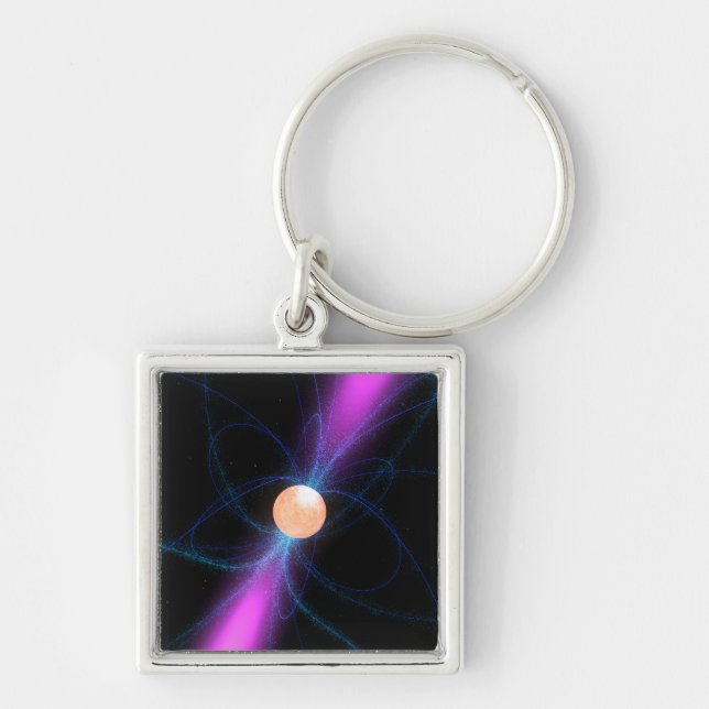 Illustration of a pulsar 2 key ring (Front)