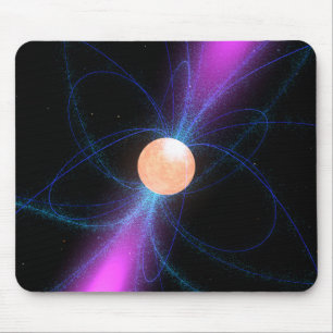 Illustration of a pulsar 2 mouse pad