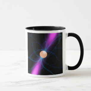 Illustration of a pulsar 2 mug